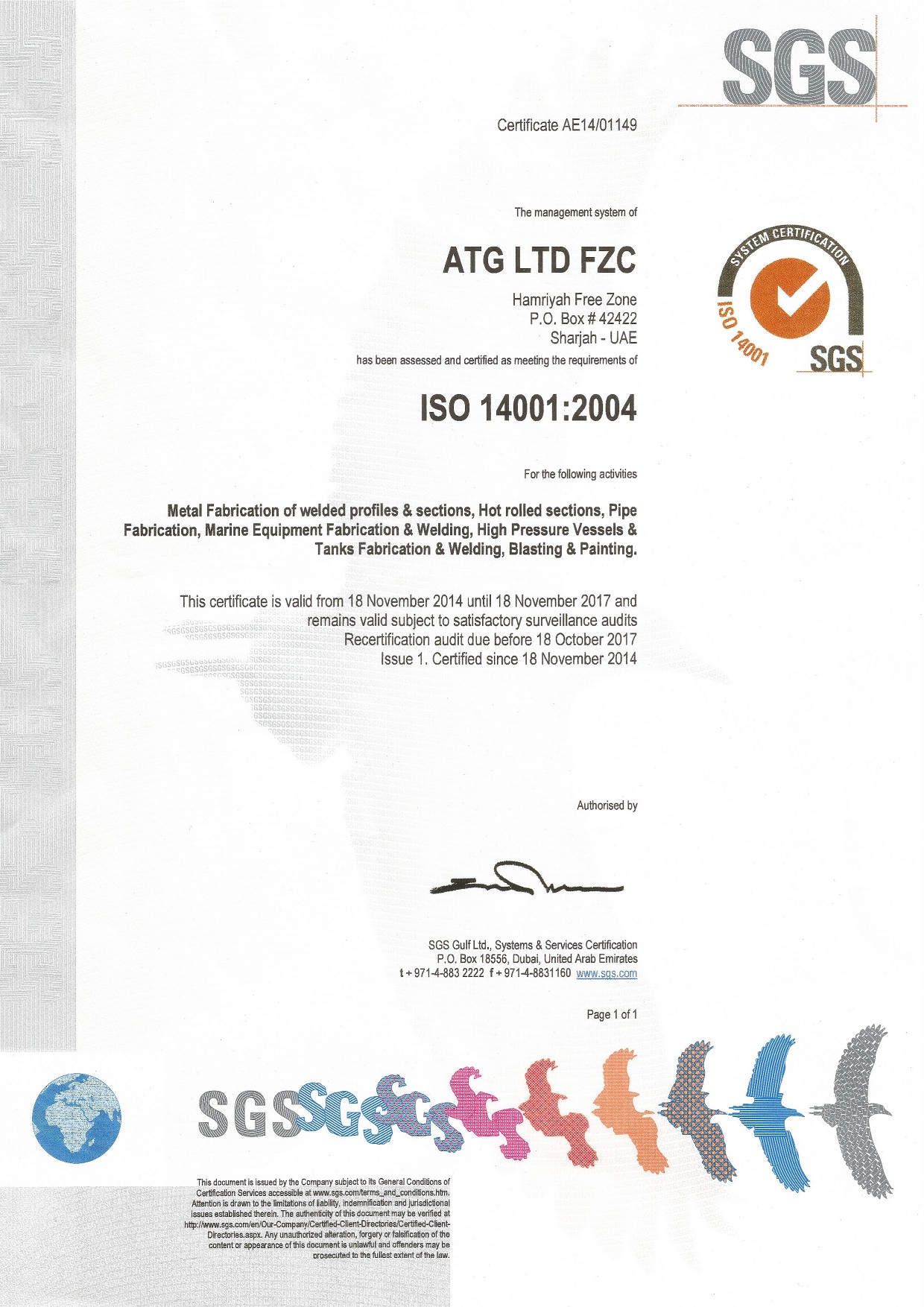 ISO14001:2004